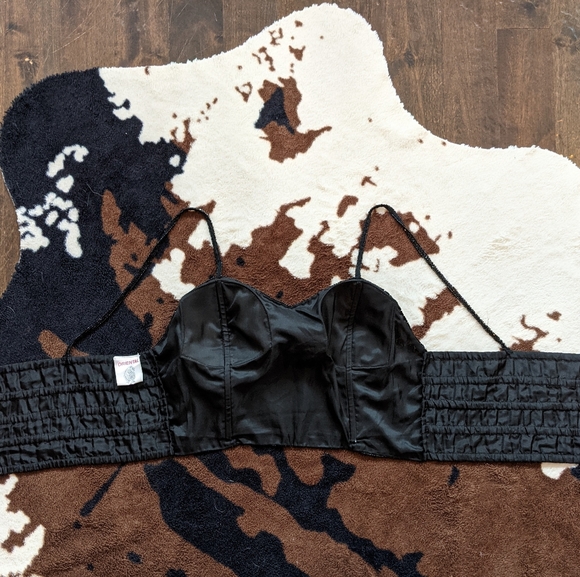 80s EMBROIDERED BUSTIER - Picture 6 of 6